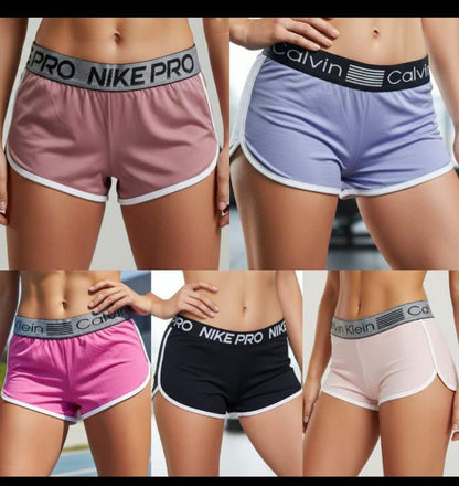 Pack x12 Pantalonetas Deportivas en Licra para Dama - Colores Surtidos